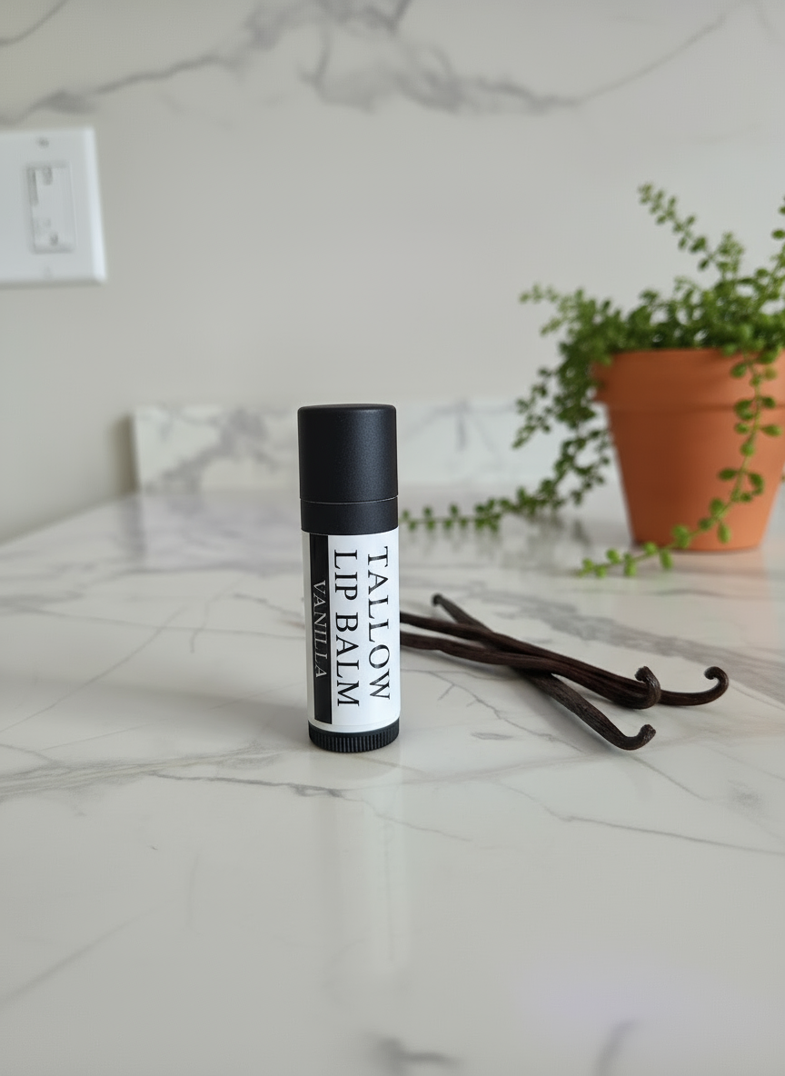 Tallow Lip Balm (Vanilla)