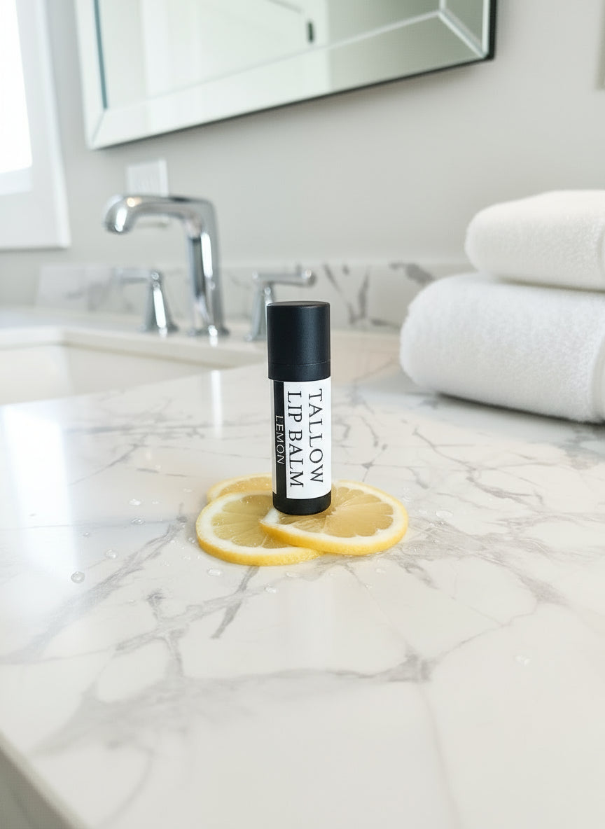 Tallow Lip Balm (Lemon)