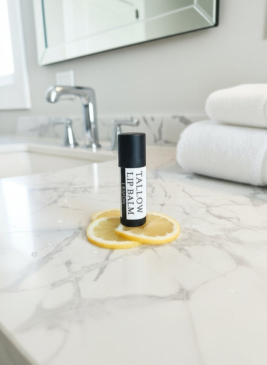 Tallow Lip Balm (Lemon)